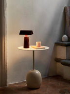 Portable Banker-Style Table Lamp