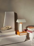 Portable Banker-Style Table Lamp