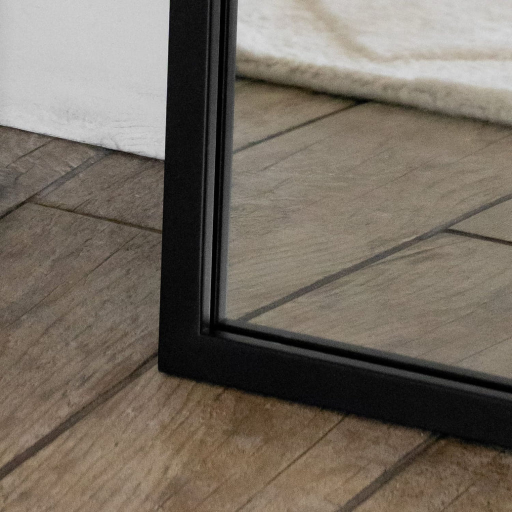 Takara | Full Length Black Metal Rectangle Mirror | 160 x 60 cm