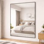 Takara | Black Metal Rectangle Mirror | 200 x 150 cm