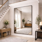 Takara | Black Metal Rectangle Mirror | 200 x 150 cm