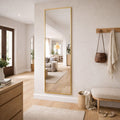 Takara | Full Length Gold Metal Rectangle Mirror | 180 x 60 cm