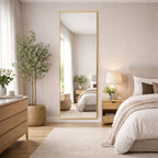 Takara | Full Length Gold Metal Rectangle Mirror | 180 x 60 cm