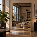 Takara | Gold Metal Rectangle Mirror | 200 x 120 cm