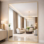 Takara | Gold Metal Rectangle Mirror | 200 x 150 cm