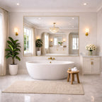 Takara | Gold Metal Rectangle Mirror | 200 x 150 cm