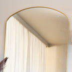 Yoko | Gold Metal Arch Mirror | 180 x 105 cm