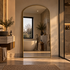 Yoko | Gold Metal Arch Mirror | 180 x 105 cm
